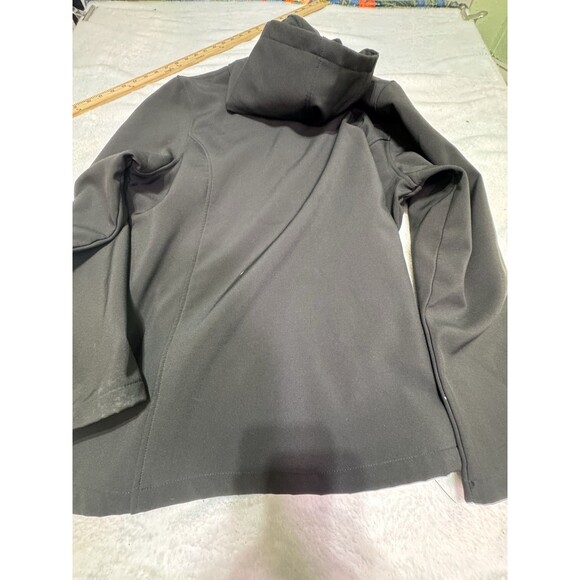 Big Chill Woman’s Xl Or 1x Full Zip Windbreaker Hooded Jacket‎ Black NWT - Picture 9 of 9